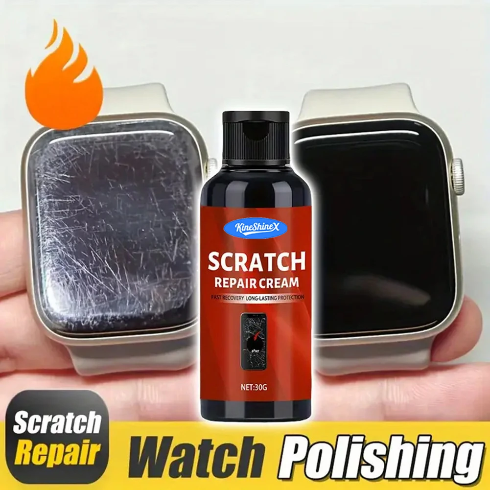 Scratch Abrasion Scratch Repair Cream,Deep Scratch Glass Repair Compound,Mirror Scratch Repair For All Glass & Metal Surfaces