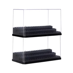 Minifigure Display Case Acrylic Mini Figures Storage for Action Figures Blocks Removable Building Block Toy Storage Display Box