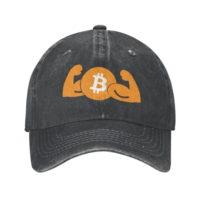 Punk Cotton Bitcoin Get Your Power Baseball Cap for Men Women Breathable BTC Crypto Coins Dad Hat Outdoor