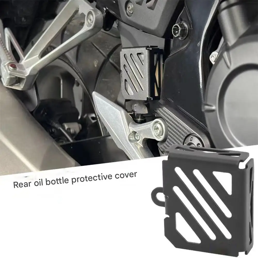 

Universal Motorcycle Rear Brake Fluid Reservoir Cover Guard Protector for Honda CB500X CBR500R Kymco 500X 525X CB150R CB300R