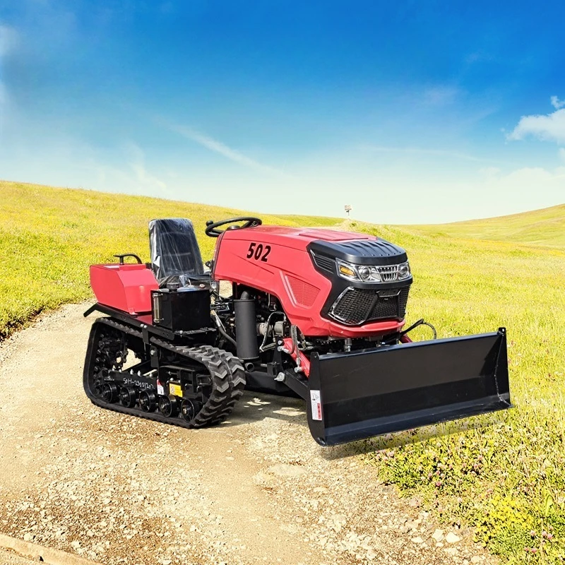 2025 Multifunzionale 25-120HP Trattore cingolato Agricolo Mini Rotavator Rotary Tiller Cultivator Prezzo