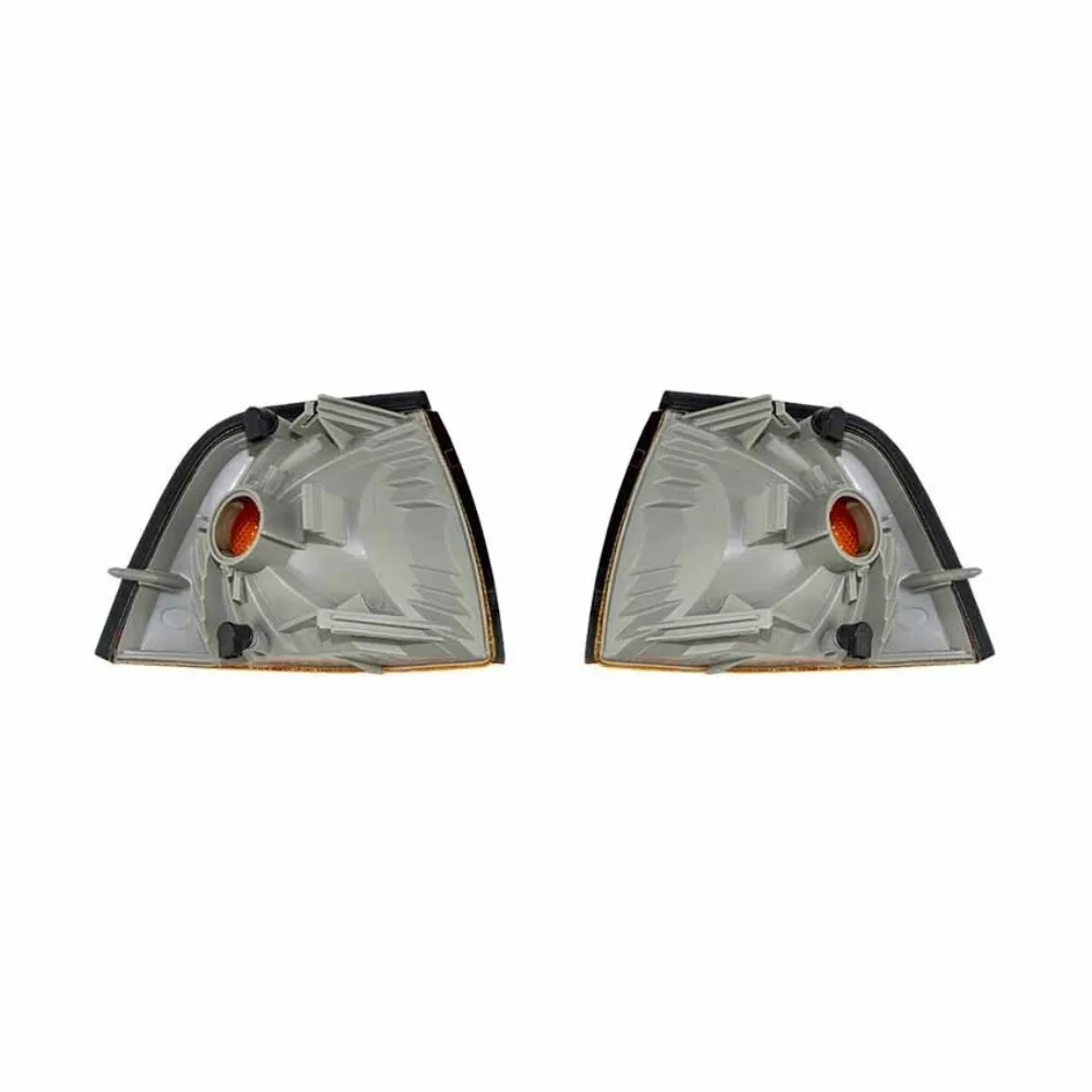 1 زوج سيارة اليسار واليمين الزاوية بدوره مصباح إشارة أضواء الزاوية مع عدسة ل 3 سلسلة E36 4 الباب 1992-1998 63138353279/63138353280