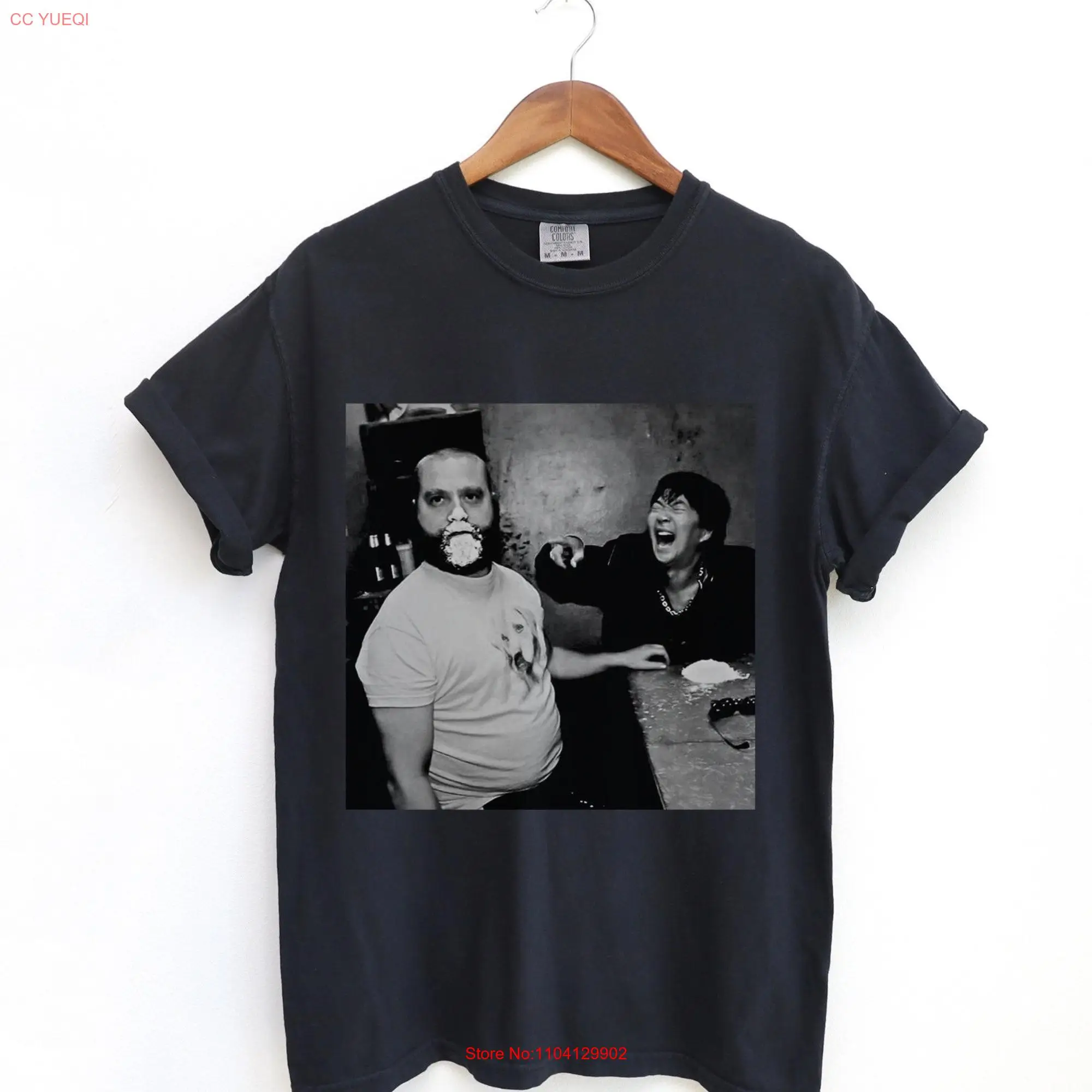 Alan and Mr Chow T shirt Vintage long or short sleeves