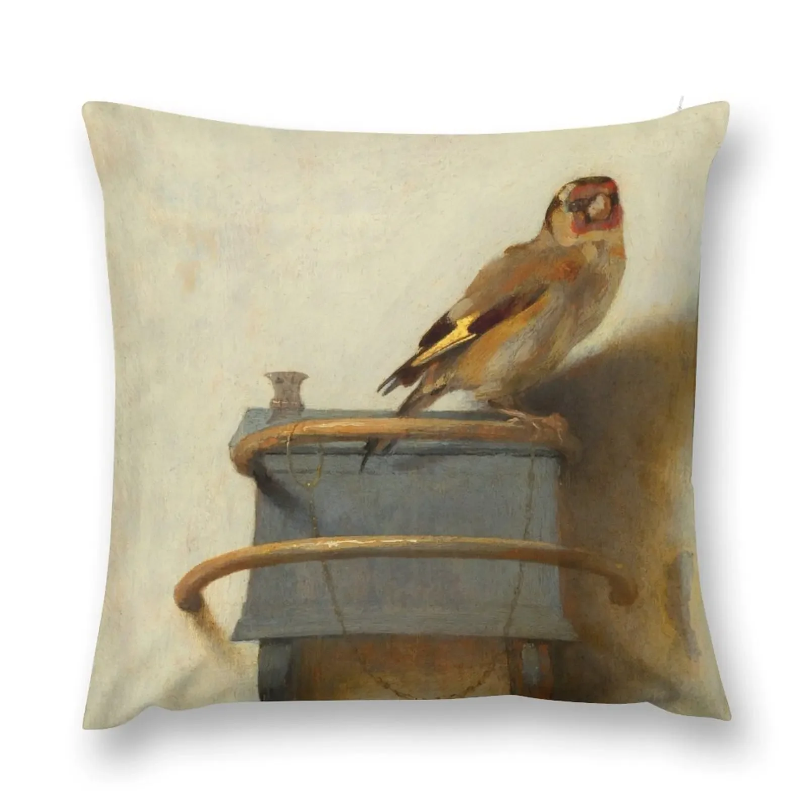 Carel Fabritius The Goldfinch Throw Pillow pillowcases for sofa cushions christmas cushions covers pillow