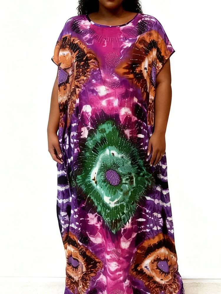 

Elegant Muslim Ramadan Abaya Dress | Luxury Brocade Kaftan African Print Prayer Gown Eid Party Wear for Women | Silk Long Dress