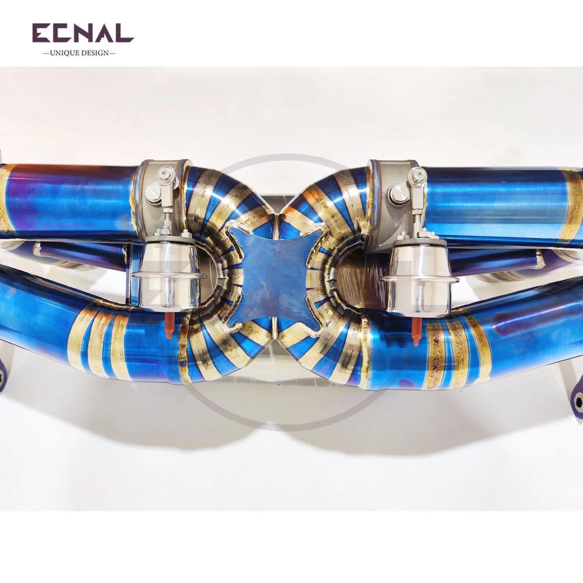 

Ecnal Exhaust Axle-back Pipe for Audi R8 V8 4.2L 2007-2017 High Performance TC4 Titanium Alloy Exhaust System with Valve Muffler