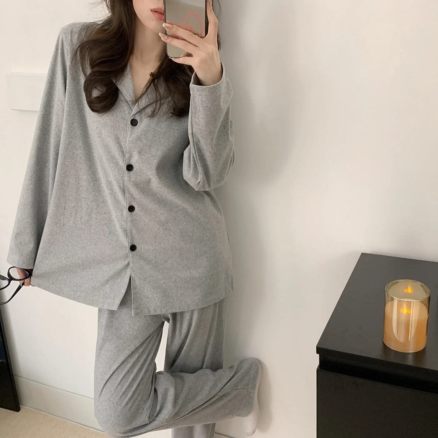 

Pajama Sets Tight Women Bright Colorful Polkadot Pyjama Set Short Sleeve Round Neck Shorts Summer Fun Playful Youth Modern Unise