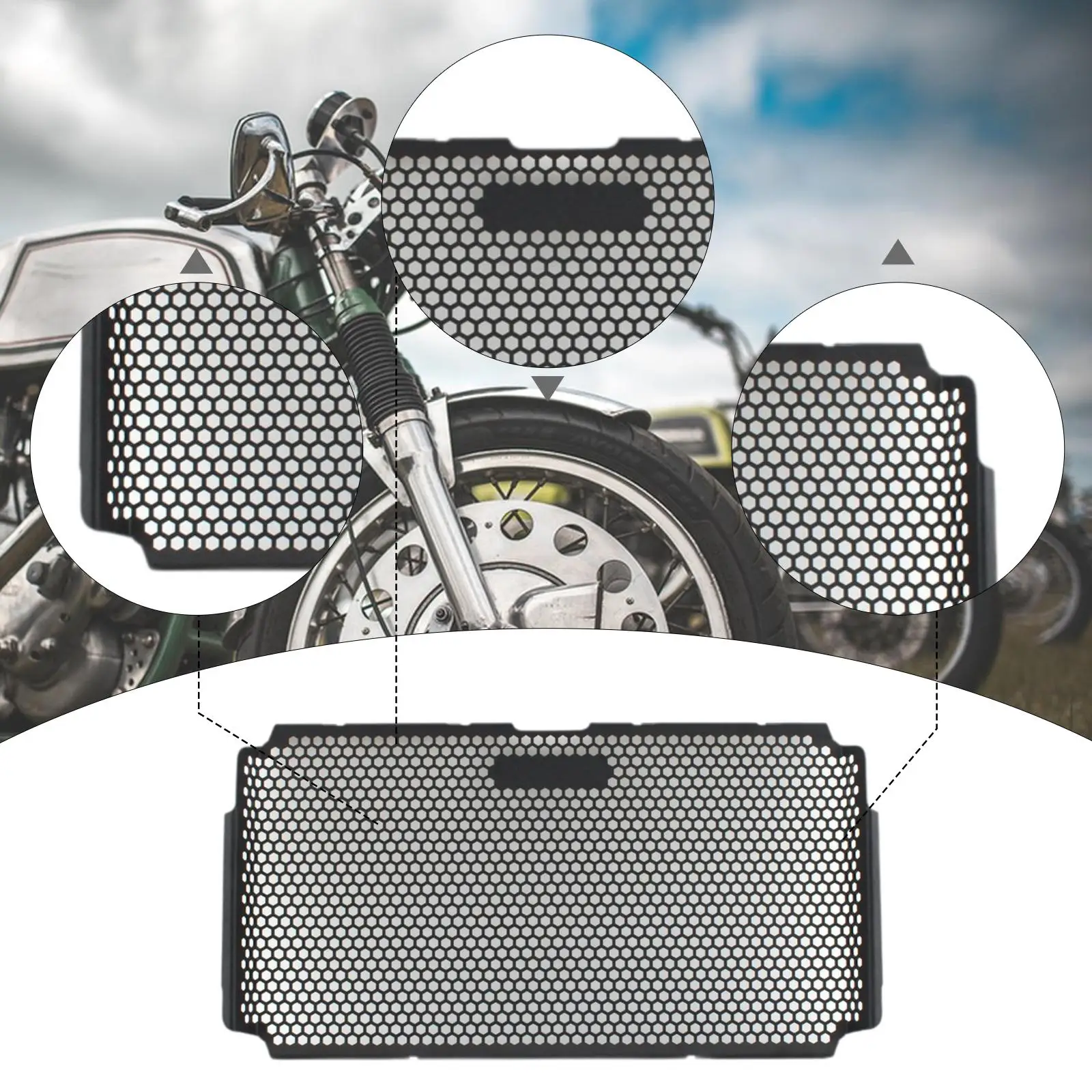 

Radiator Grille Guard Motorcycle Accessorie Professional Sturdy Direct Replaces for MT-07 2025 Accessories
