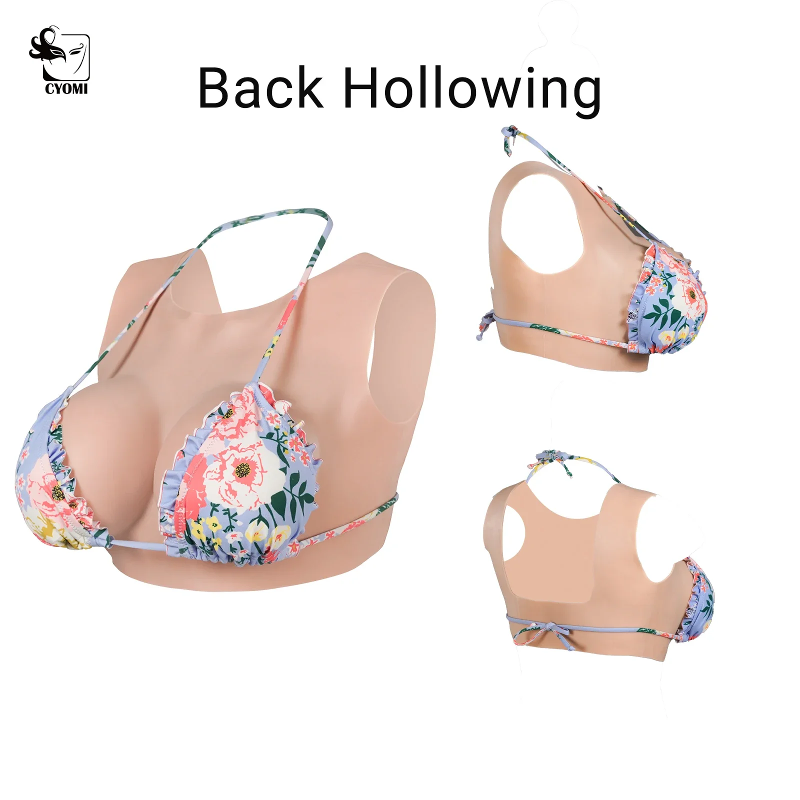 

CYOMI Fake Boobs Silicone Breast Forms Realistic Chest Breastplates Tits Prothesis Underwear for Shemale Crossdresser Cosplay