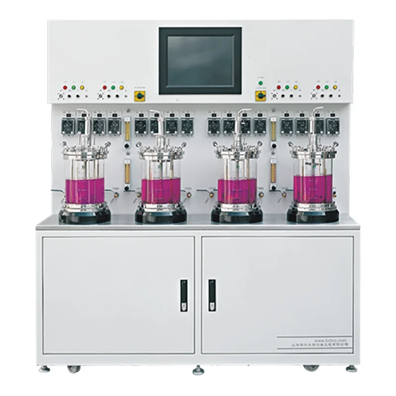 Ollital Bacterial Bioreactor for Microbial Cultivation and Fermentation CE Certified Laboratory Glass Bioreactor