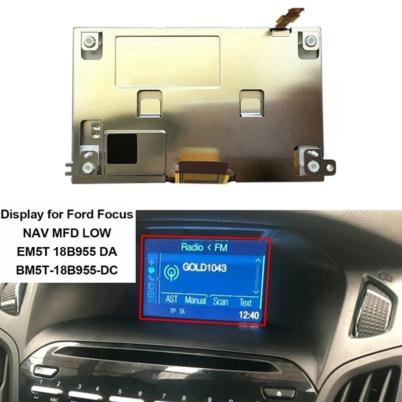 5 Inch LCD Display Screen Panel for Fiesta Focus C-Max LQ050T5DG01 Car GPS Navigation DVD Player