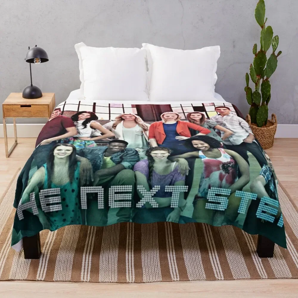 The Next Step Throw Blanket Plaid Personalized Gift Luxury Blankets