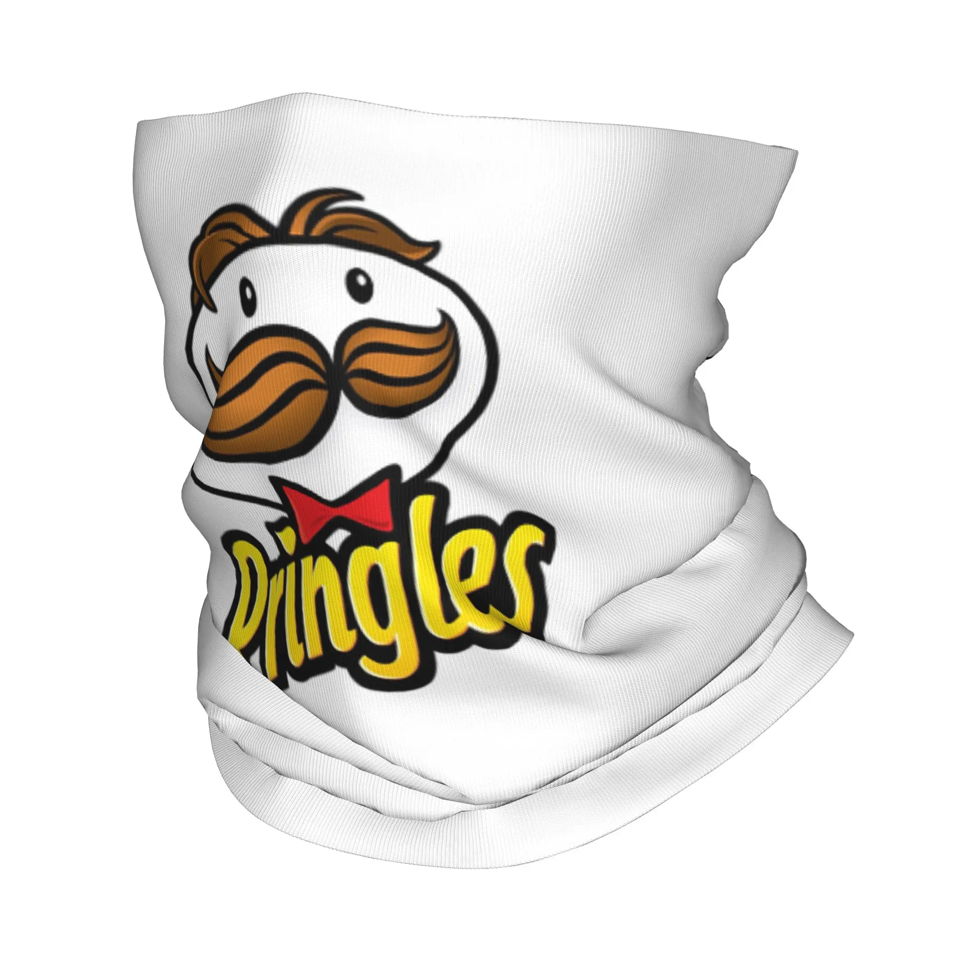 Potato Crisps Chips Pringles Print Bandana Neck Cover Printed Face Scarf Warm Balaclava Riding For Men Women Adult Winter