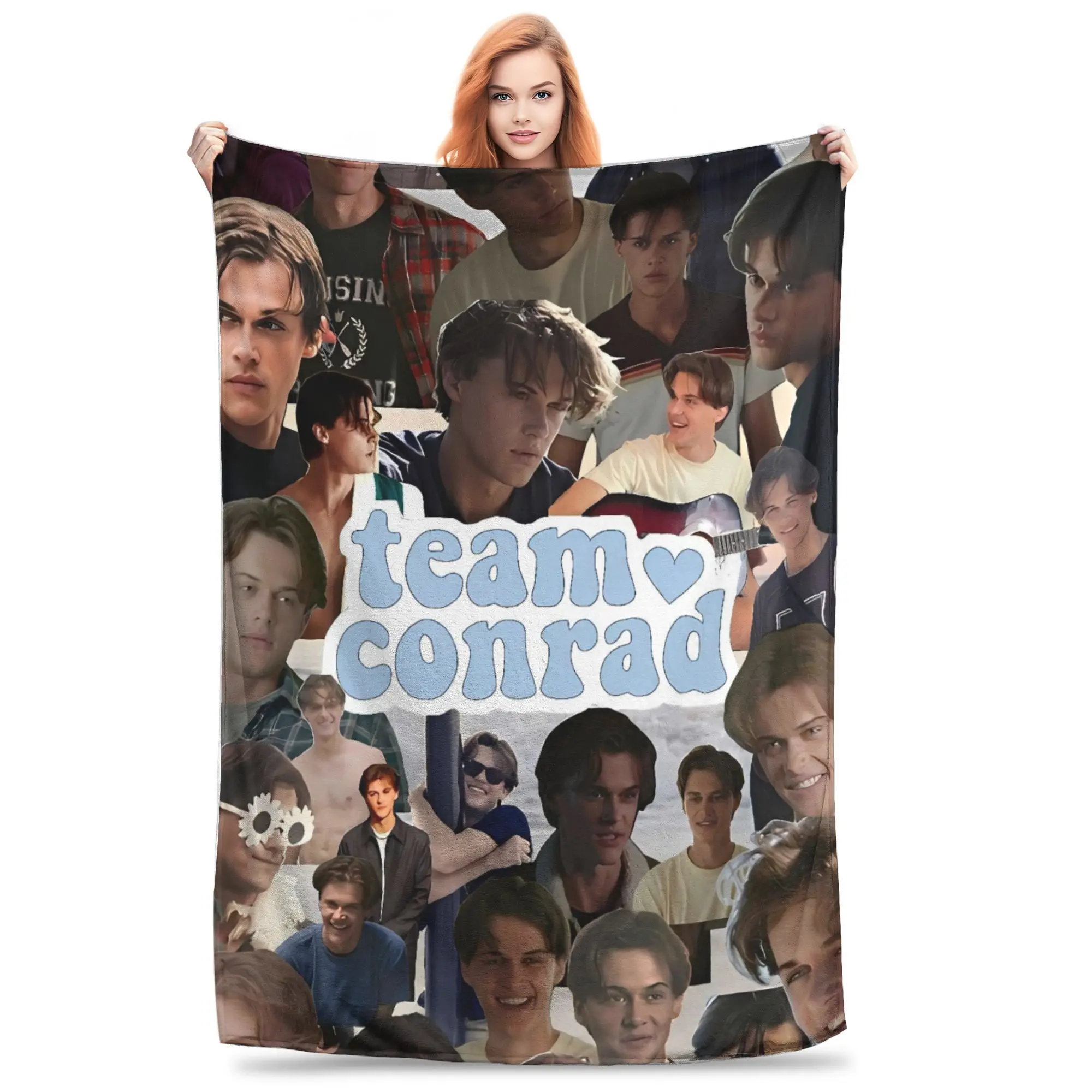 Conrad Fisher The Summer I Turned Pretty Blanket Quality Super Soft  Throw Blanket Autumn Kids Couch Chair Fashion Bedspread