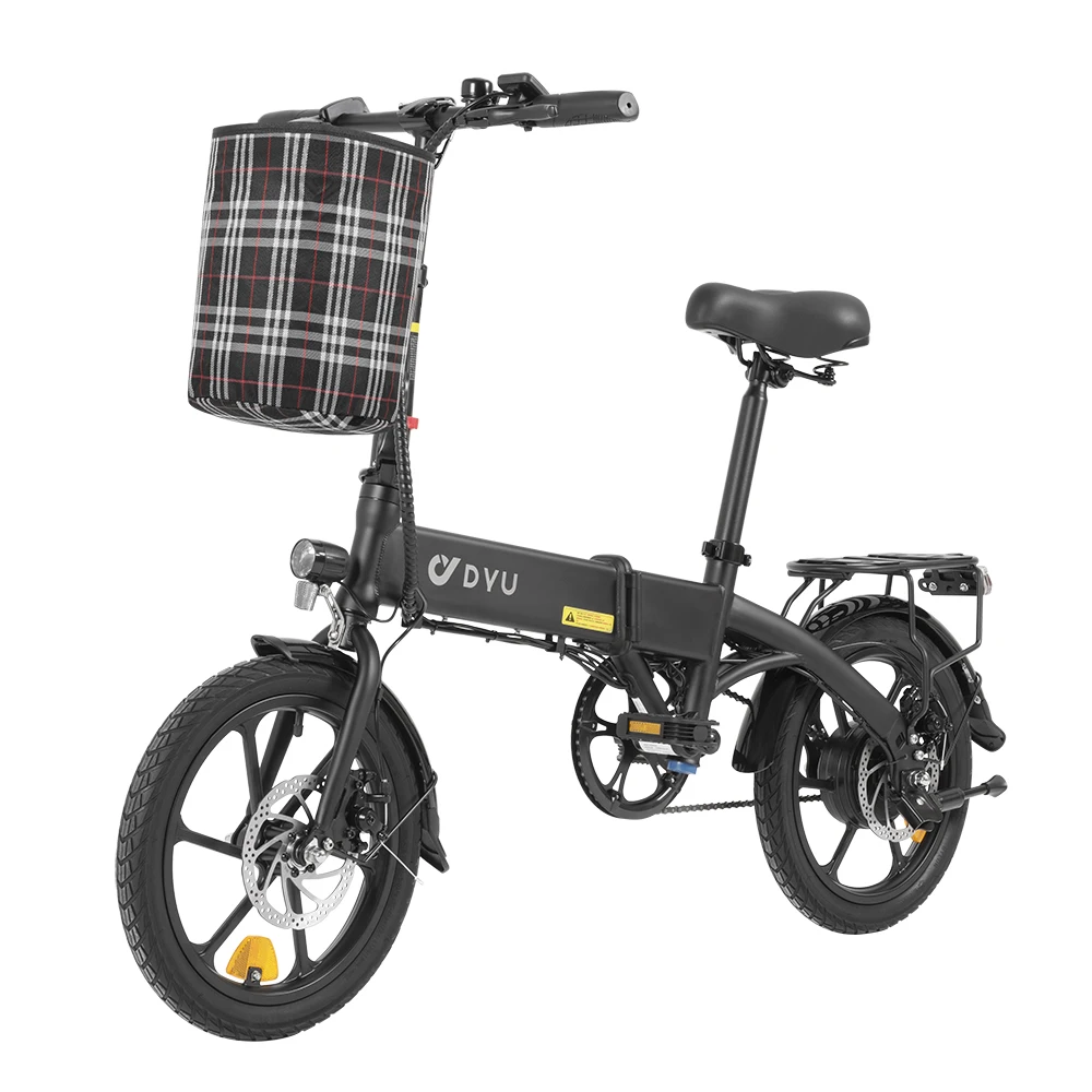 

New Adult Off-road Electric Bike Ebike 16 Inch Folding Electric Bicycle 250W 7.5AH Lithium Battery Folding E Bike