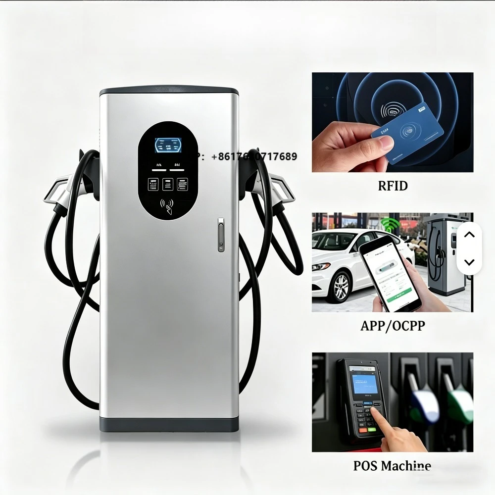 OEM ODM 240KW 160KW New Commercial Electric Vehicle Station RFID 120KW Europe/Japan CCS2 Chademo DC Fast  EV  Charging Station