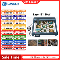 Longer Laser B1 30W (33-36W output power) 6-core diode 33-36W power laser, the laser graver enhances cutting capacities