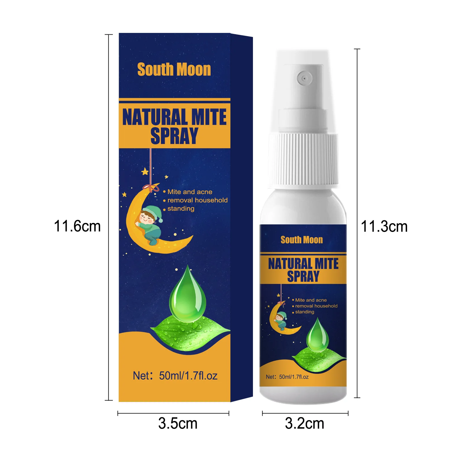 Dust Mite Killing Spray Removal Mite Indoor Clean Mite Exterminating Bedbug Killer Mite Removal Spray Pet Cleaner for Home Beds