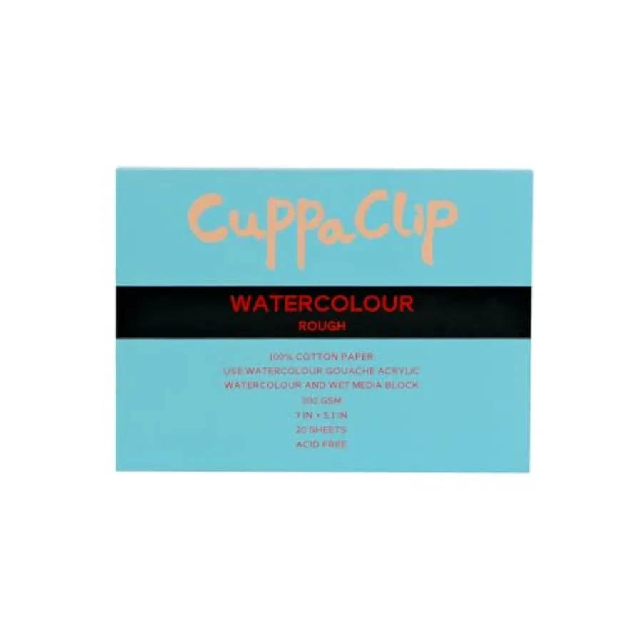 

Watercolor Paper Block Pure Cotton Art Paper Pad 300GSM 140LB Acid-Free 20 Sheets Watercolor Art Supplies
