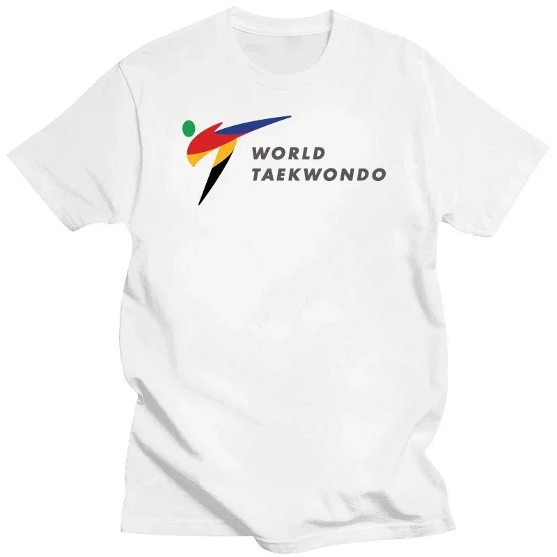 Men Shirts Printing Tops Tee oversized graphic harajuku World Taekwondo Federation WTF T-shirt  Men's Fashion Top Tee Shirts