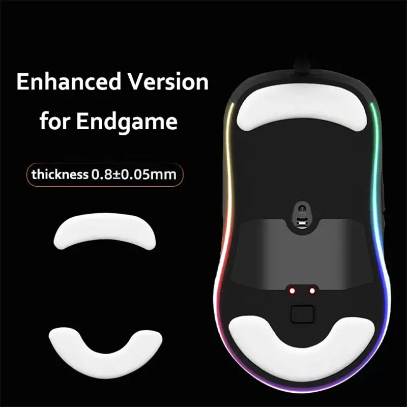 Enhanced Version Esports Tiger Gaming Mouse Skates Mouse Feet for Endgame Gear XM1 / XM1 RGB Superlight White Glides Curve Edge