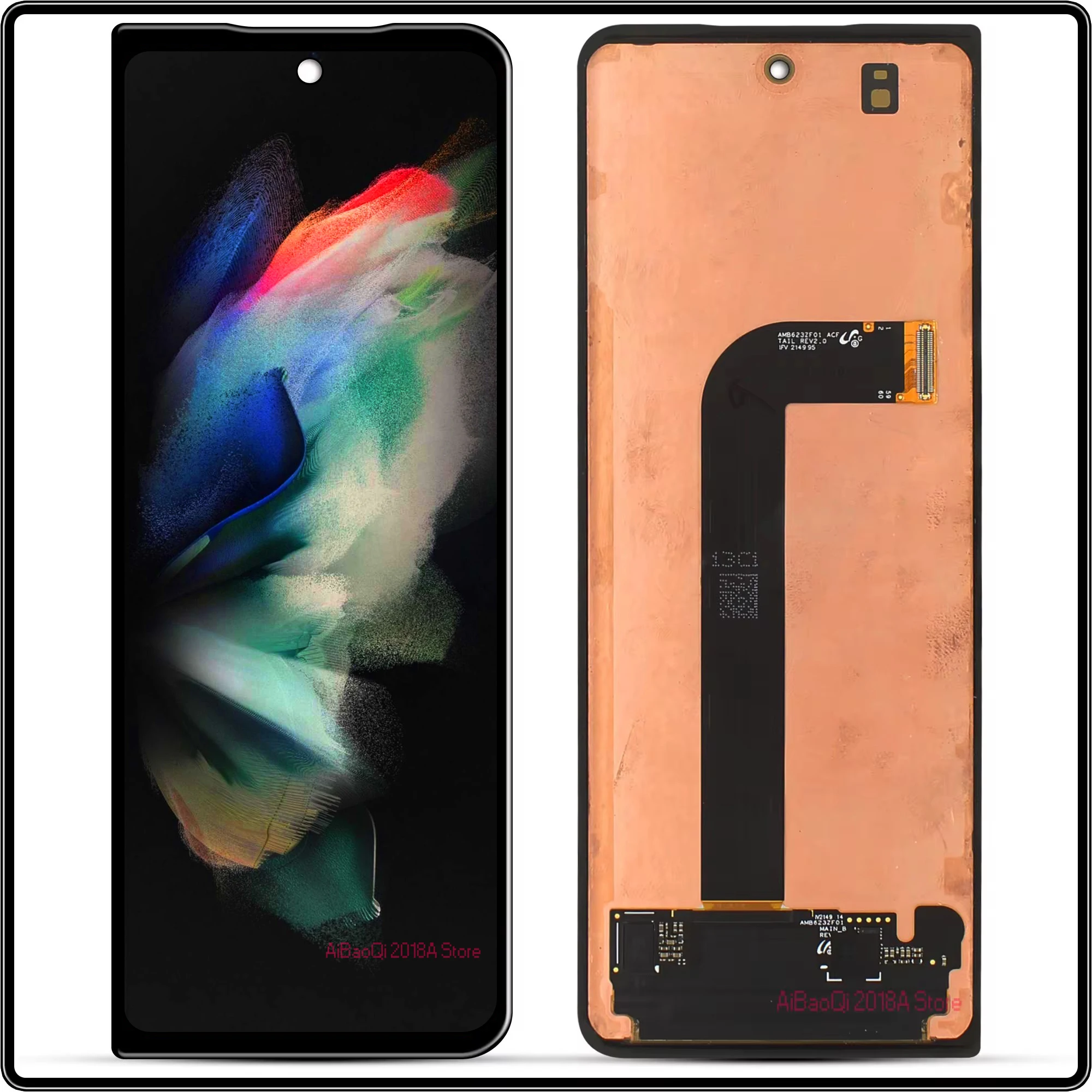 

6.2 "AMOLED for Samsung Z Fold 3 5G LCD Display Galaxy Z Fold 3 F926 External Screen Replacement