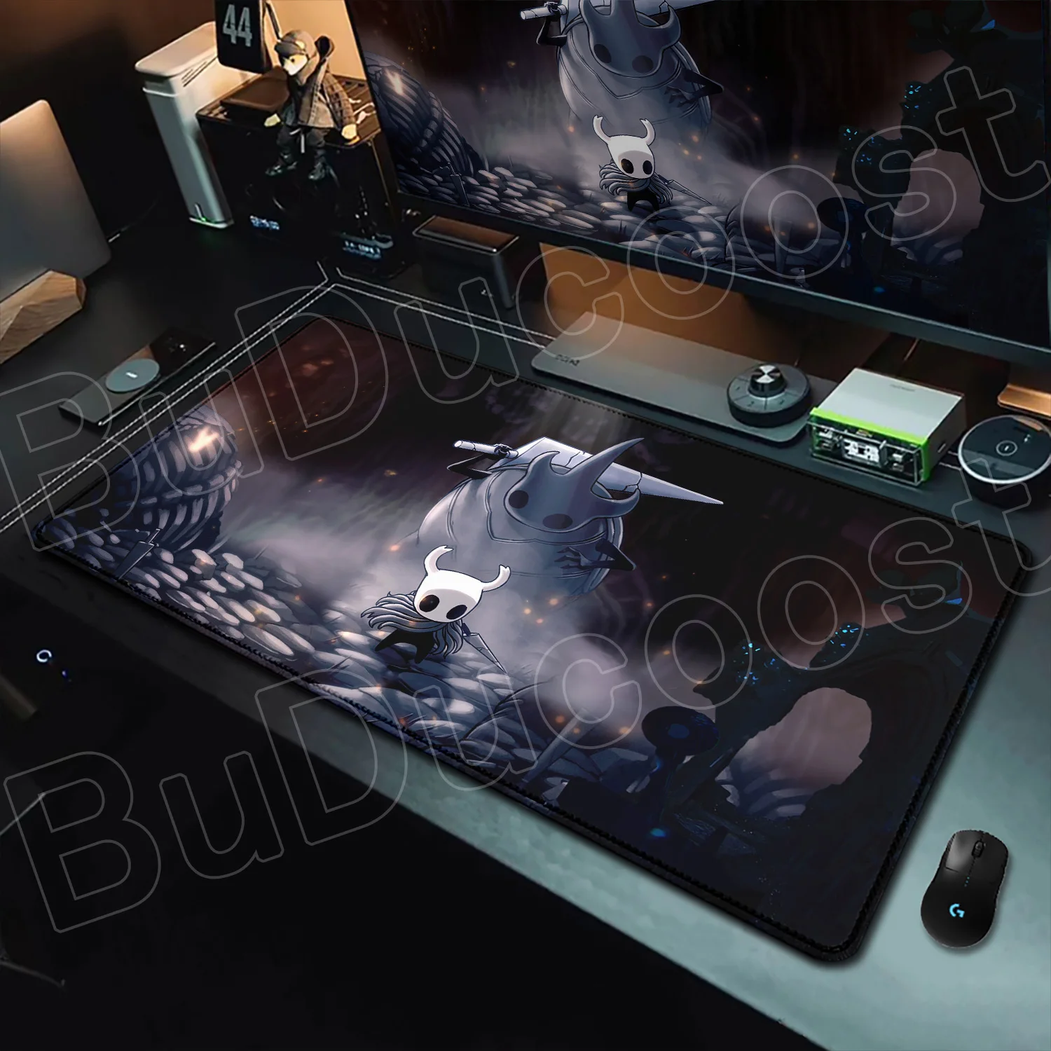 Gaming h-hollow k-knight mouse pad computador impressão hd borracha casa mousepad xxl teclado escritório tapete macio computador mouse esteiras
