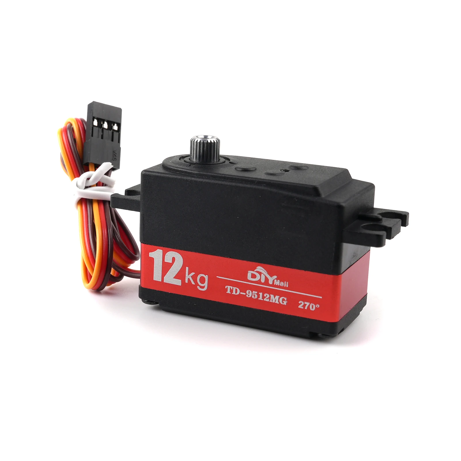 

12KG TD-9512MG Digital Servo Steering Gear 180 Degree Angle Controllable Motor Servos DIY Power Functions Parts For Cars Model