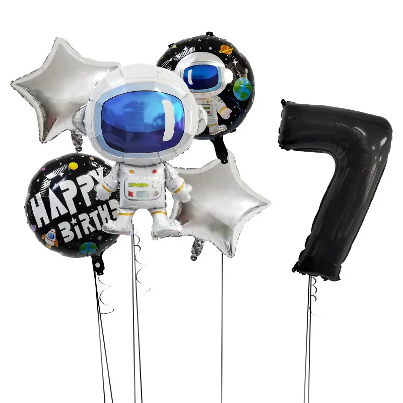 Disney Astro Series Theme Birthday Party Decorative Products Digital Aluminum Film Balloon Set