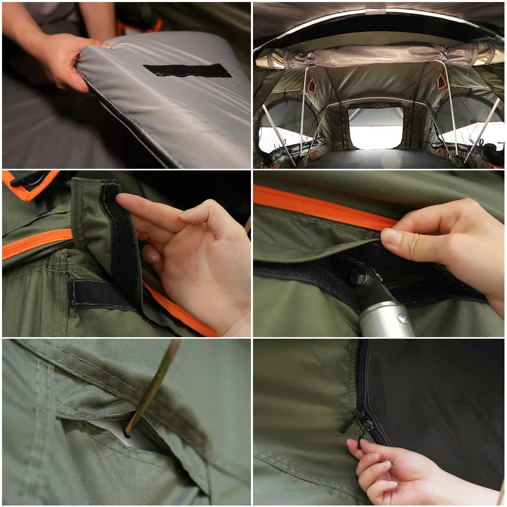 

Hot Sale Tente De Toit Voiture Car Roof Top Camper 4X4 Tent Rooftop Camping Car Roof Top Tent