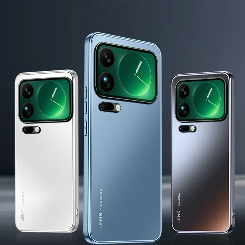 

For Xiaomi 17 Pro Max Micro-Matte Plating Acrylic Shockproof Case For Redmi Note 15 Pro Plus HD Film Lens Cover Redmi K80 Ultra