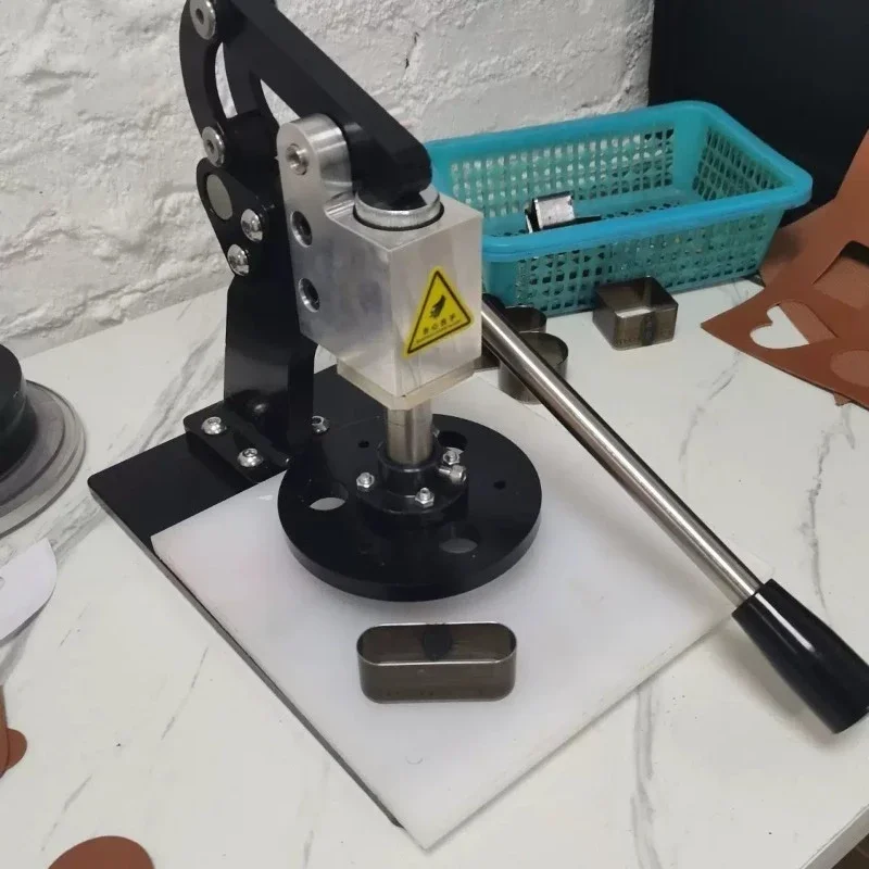 1PC Manual Die Cutting Machine, Die Stamping Machine, Small Handmade Leather Fabric Sample Special Cutting and Punching Machine