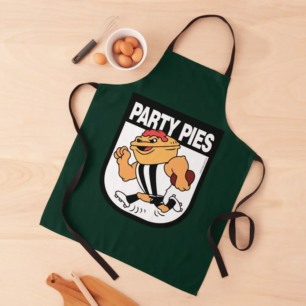 

AFL BBQ Series - Collingwood Party Pies Apron Woman Kitchen Kitchen New 2022 Year Apron