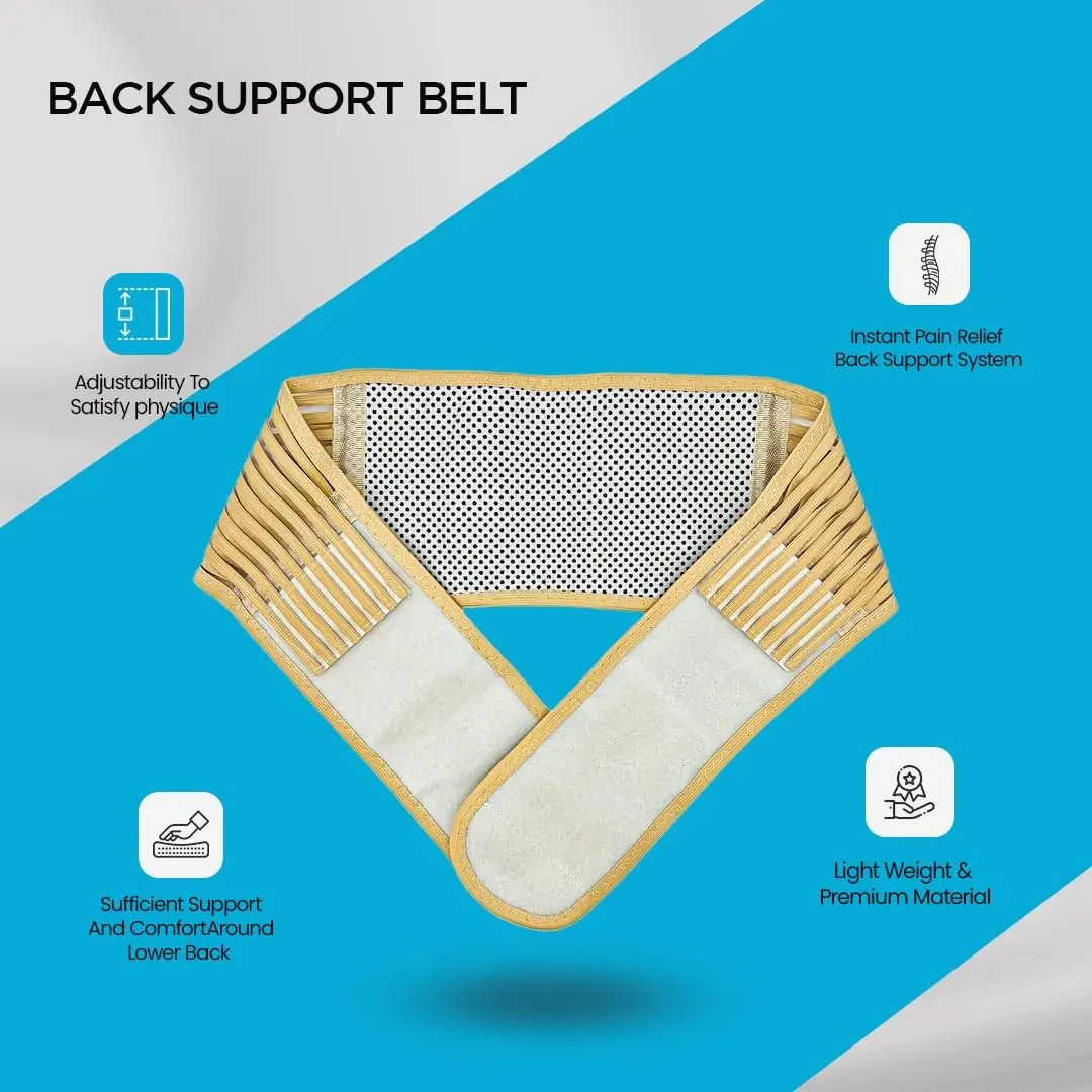 Lumbar Support For Lower Back Pain, Breathable Lower Back Support Belt For Sciatica, Scoliosis & Herniated Disk.