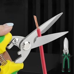 Tin Scissors Industrial Multi-purpose Gusset Trunking Shears PVC Wire Electrical Shears Garden Pruning