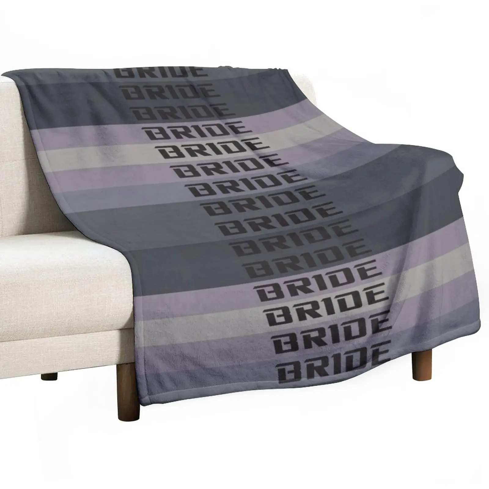 BRIDE JDM MATERIAL Throw Blanket Furry Blankets Sofa Blankets