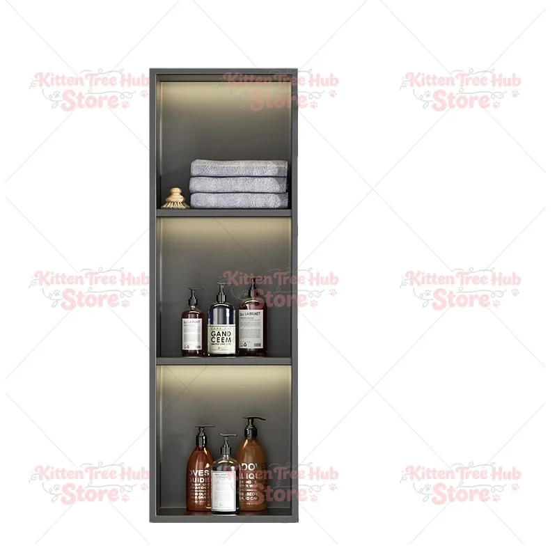 toilet rack bathroom finished product layered baffle embedded cabinet
