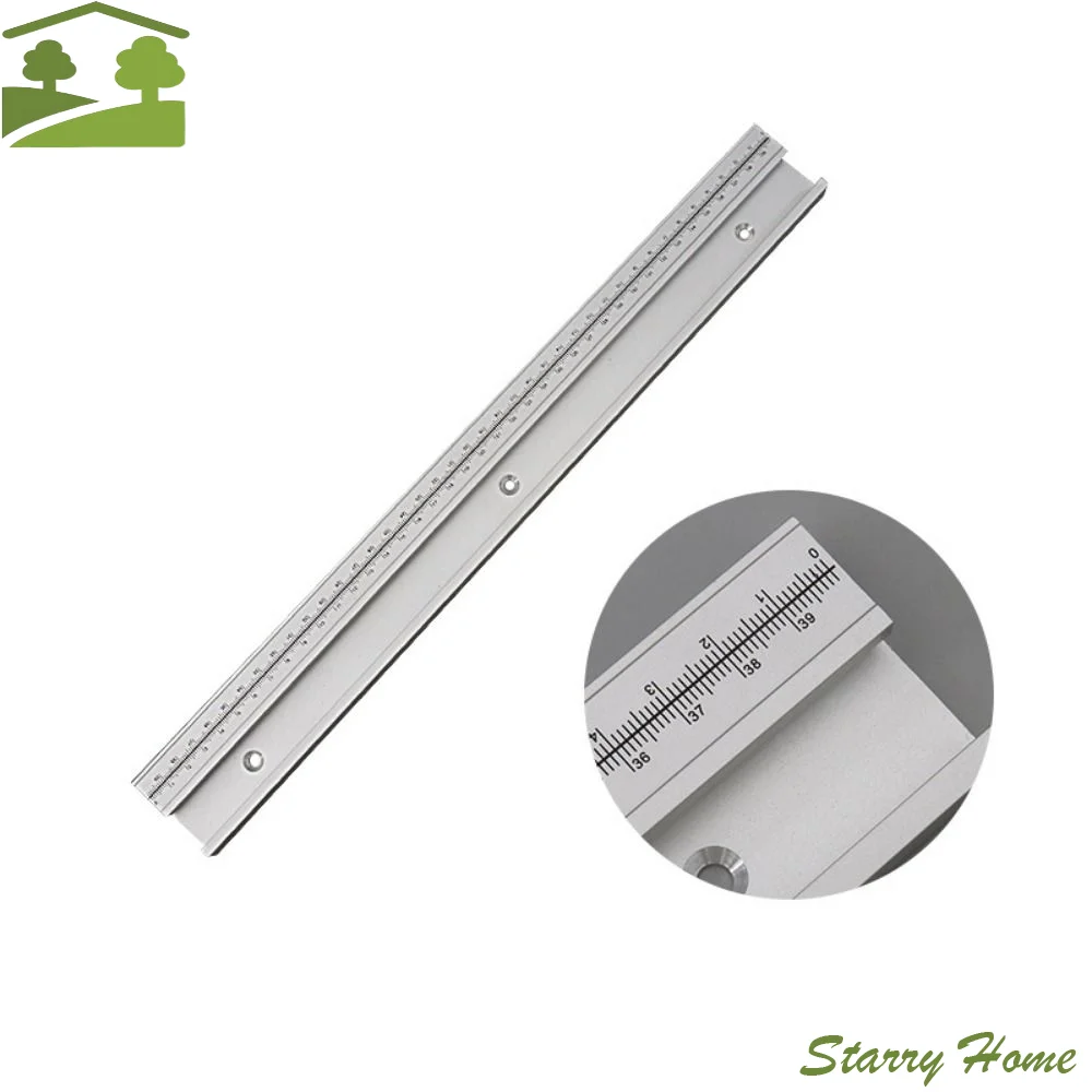 

Т-образная направляющая-линейка для деревообработки с разметкой, ширина 45 мм, для пильных столов, сверхпрочная, высокоточная, для угловой резки древесины