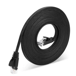 50m Cat6 Ethernet Cable Gigabit 1000M Flat Ethernet Network LAN Cable High Speed RJ45 Plug CAT6 UTP Patch Router Computer Cables