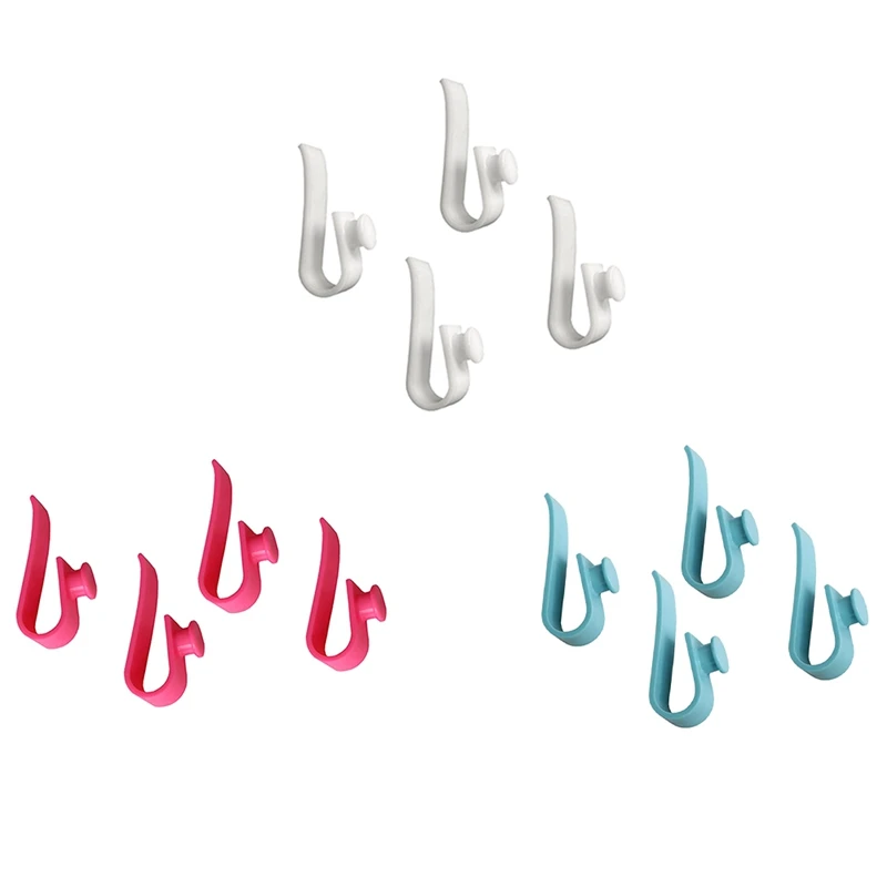 ASDS-4PCS Beach Bag Hooks Accessories For Bogg Bags, Insert Charm Cutie Cup Holder Connector Key Holder Mask Holder