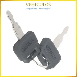 2pcs Excavators K250 Ignition Key Accessories Fits Kobelco Excavator Loader Dozer Replacement Parts