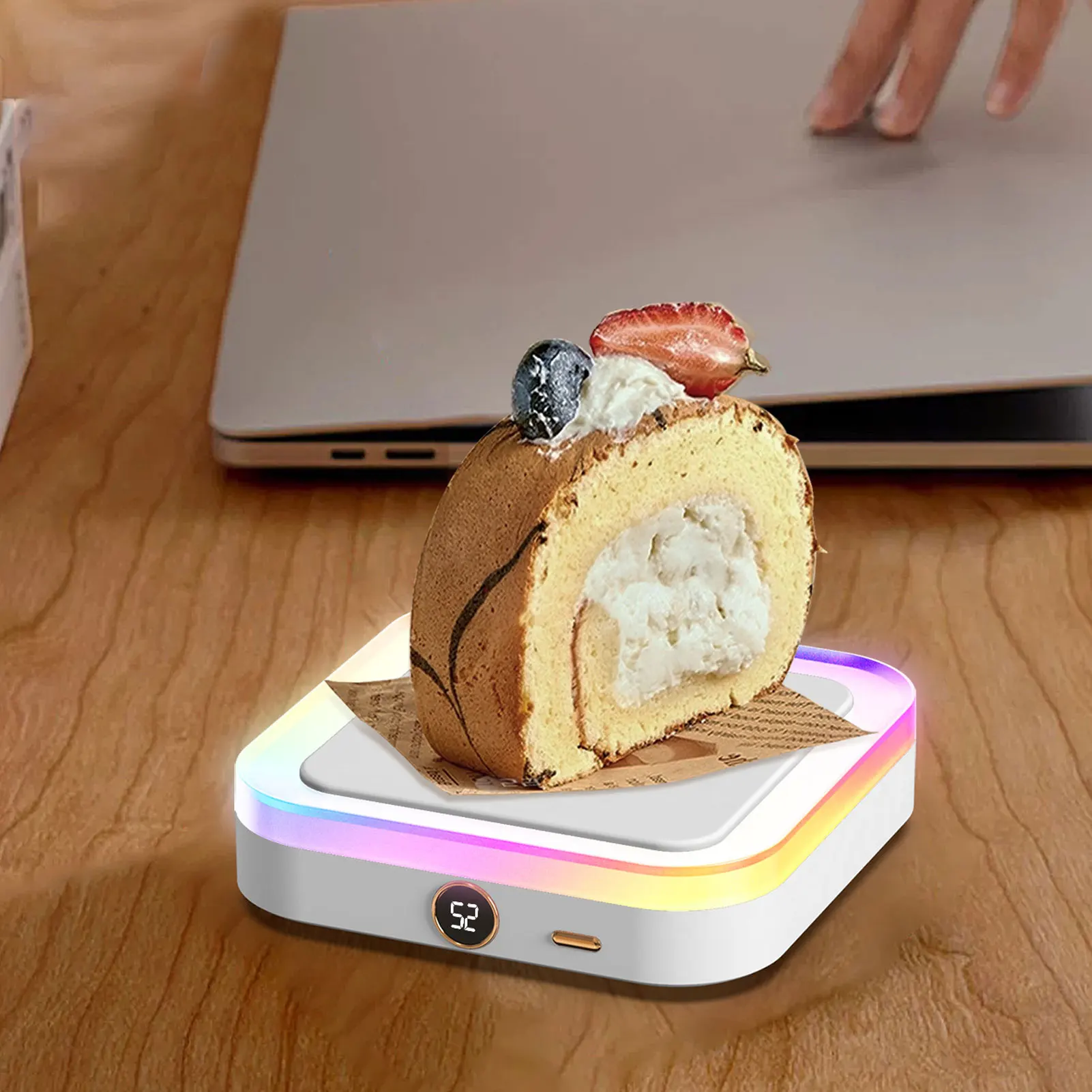 เครื่องอุ่นแก้ว Thermostatic เครื่องทําความร้อนอย่างรวดเร็ว 3 การตั้งค่าอุณหภูมิ เครื่องอุ่นถ้วยสําหรับนมกาแฟ