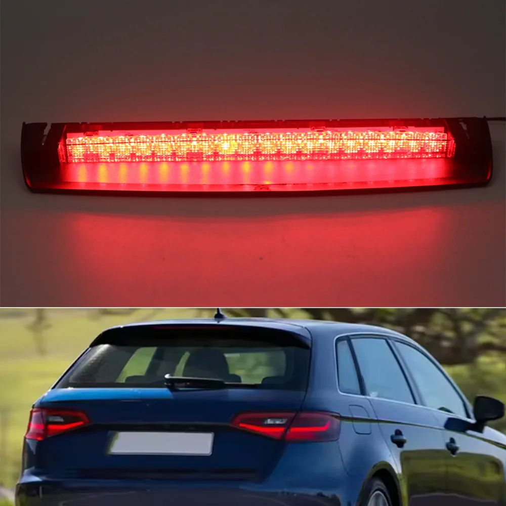 

For Audi A3 Sedan 4-Door 2015-2020 A6 S6 C7 Sedan 4-Door 2012-2018 LED Third Brake Stop Light Lamp 4G5945097 4GD945097