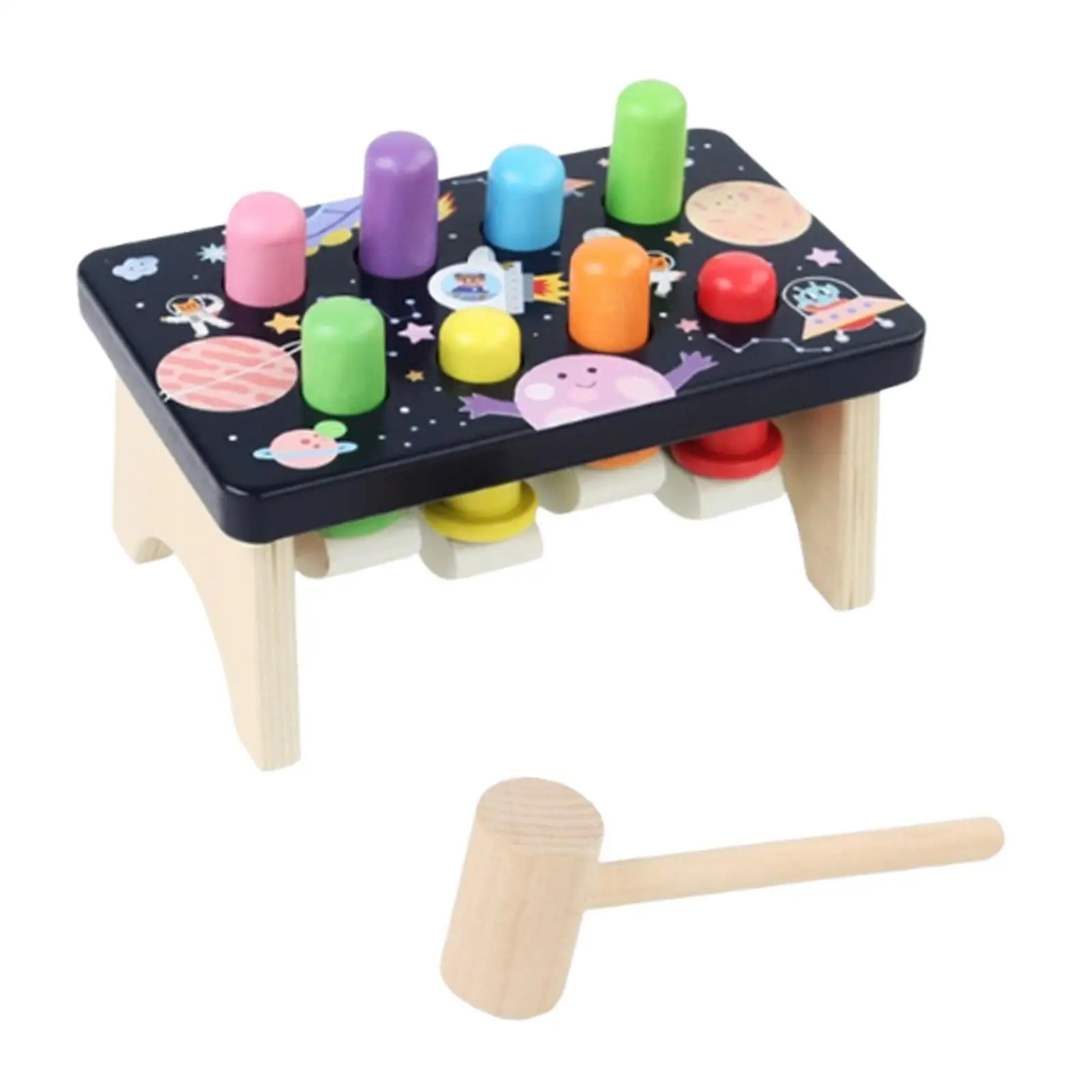 Whack A Mole con mazo divertido juego de mesa de entrenamiento de fuerza del brazo para regalo de niños