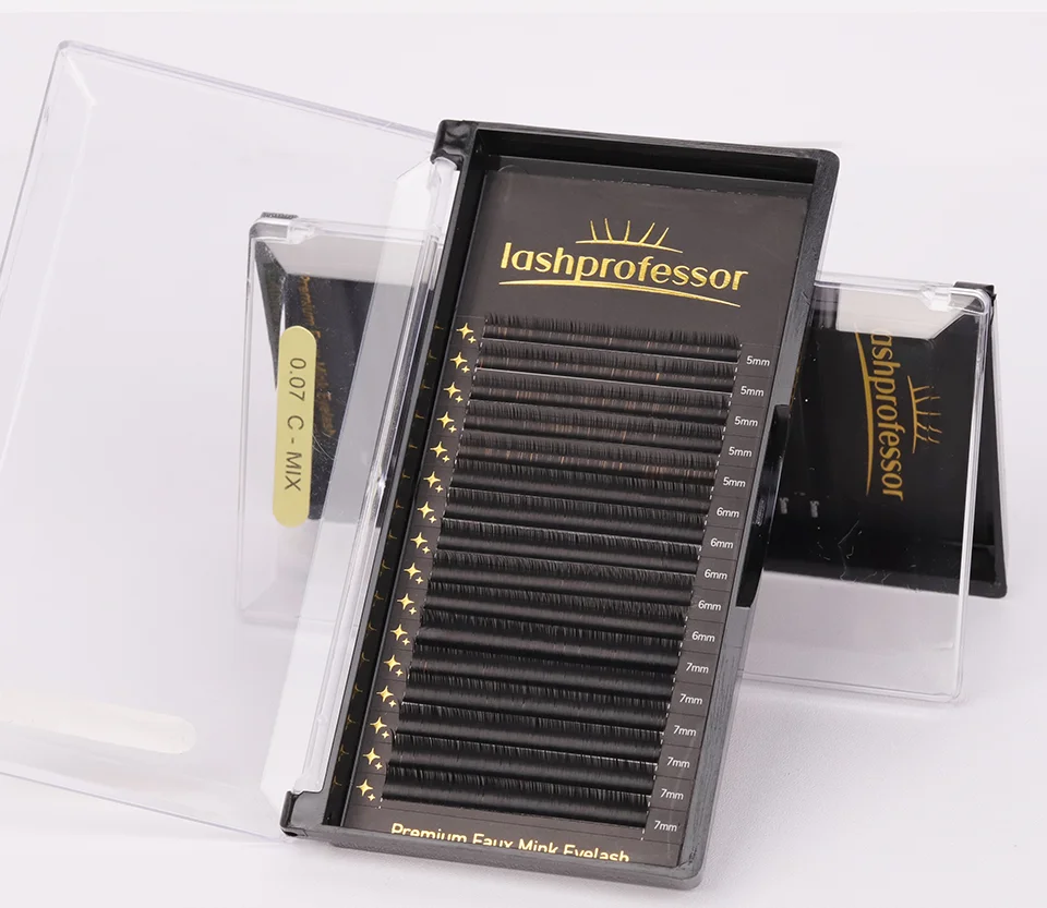 Lashprofessor Bottom Lash Extensions Mix 5 6 7 mm unter der Wimpern Kurze natürliche B/C/D Curl Flase Wimpern Make-up Maquillaje Cilios – Detail 7