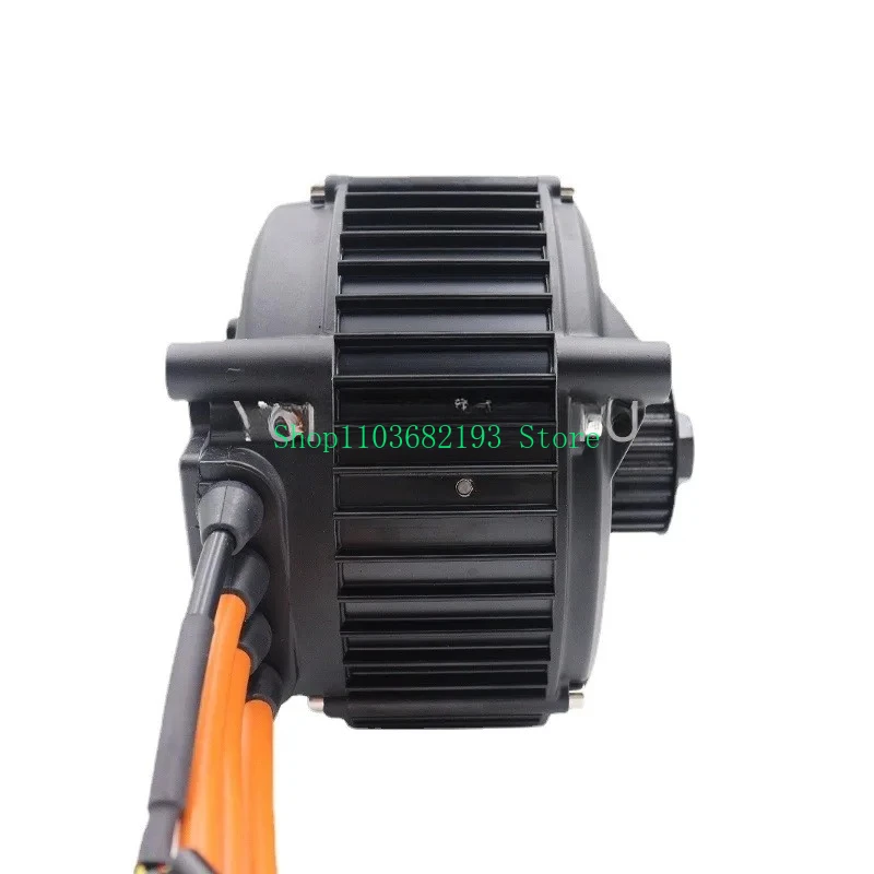 QS165 5000W 35H V2 72V 90KPH IPM PMSM Mid Drive Motor Hall Type Encoder Type For High Speed Dirtbike Motorcycle