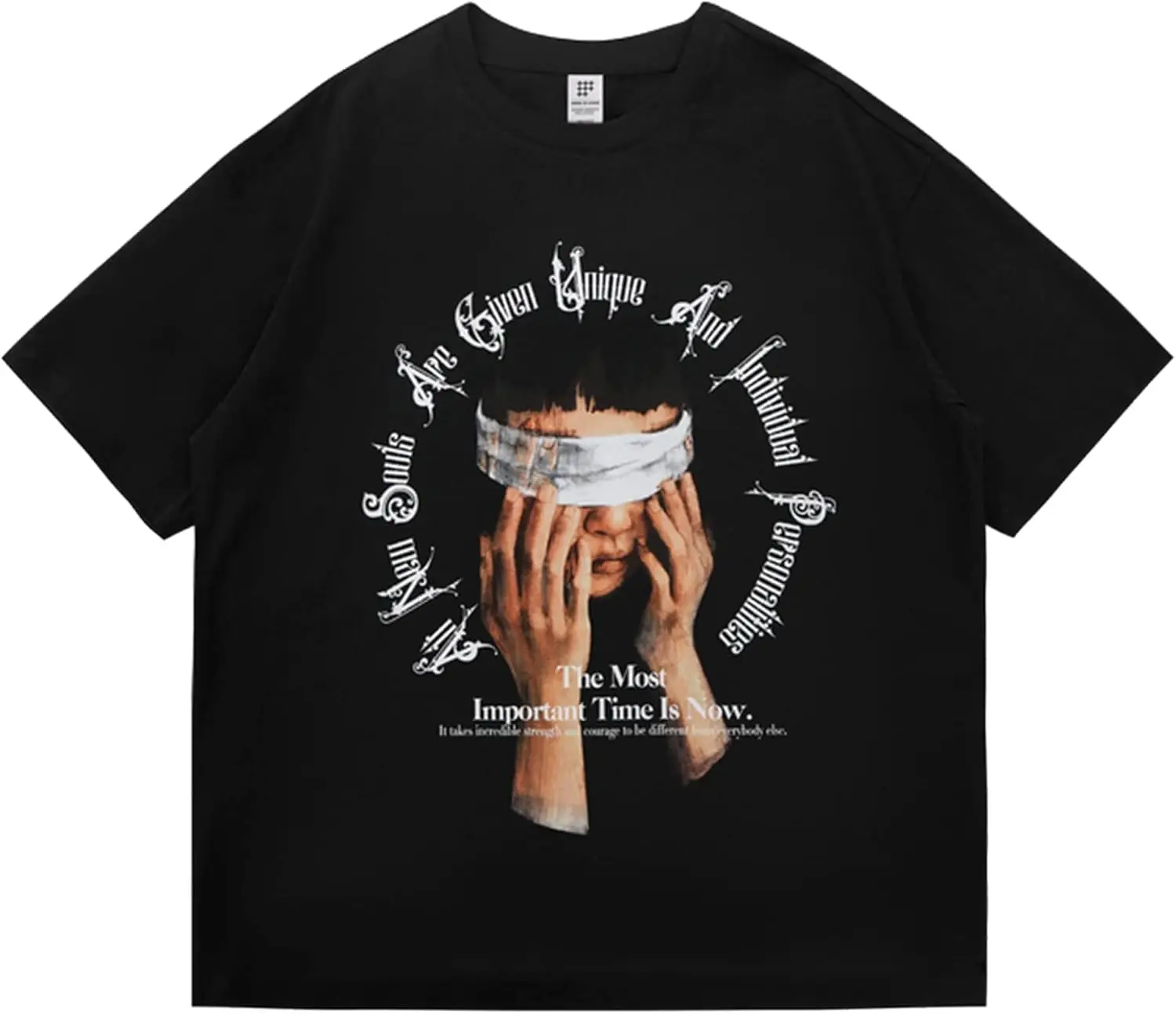 Graphic Tees Vintage Y2K Printed T-Shirt, Summer Unisex Crew Neck Cotton Tops, Casual Shirt For Men, Women 100% Cotton Trendy Y2K Short-Sleeve Tee – Soft, Quick-Drying, All Occasion Casual  Suitable For Concert Party Hanging Out Sightseeing Trip