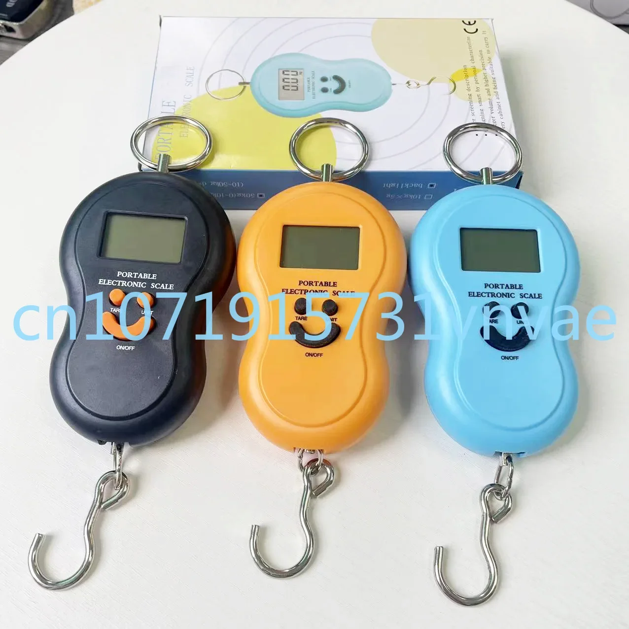 

100PCS Gourd Electronic Scale 50kg Backlight Portable Portable Express Scale Package Hook Fishing Scale
