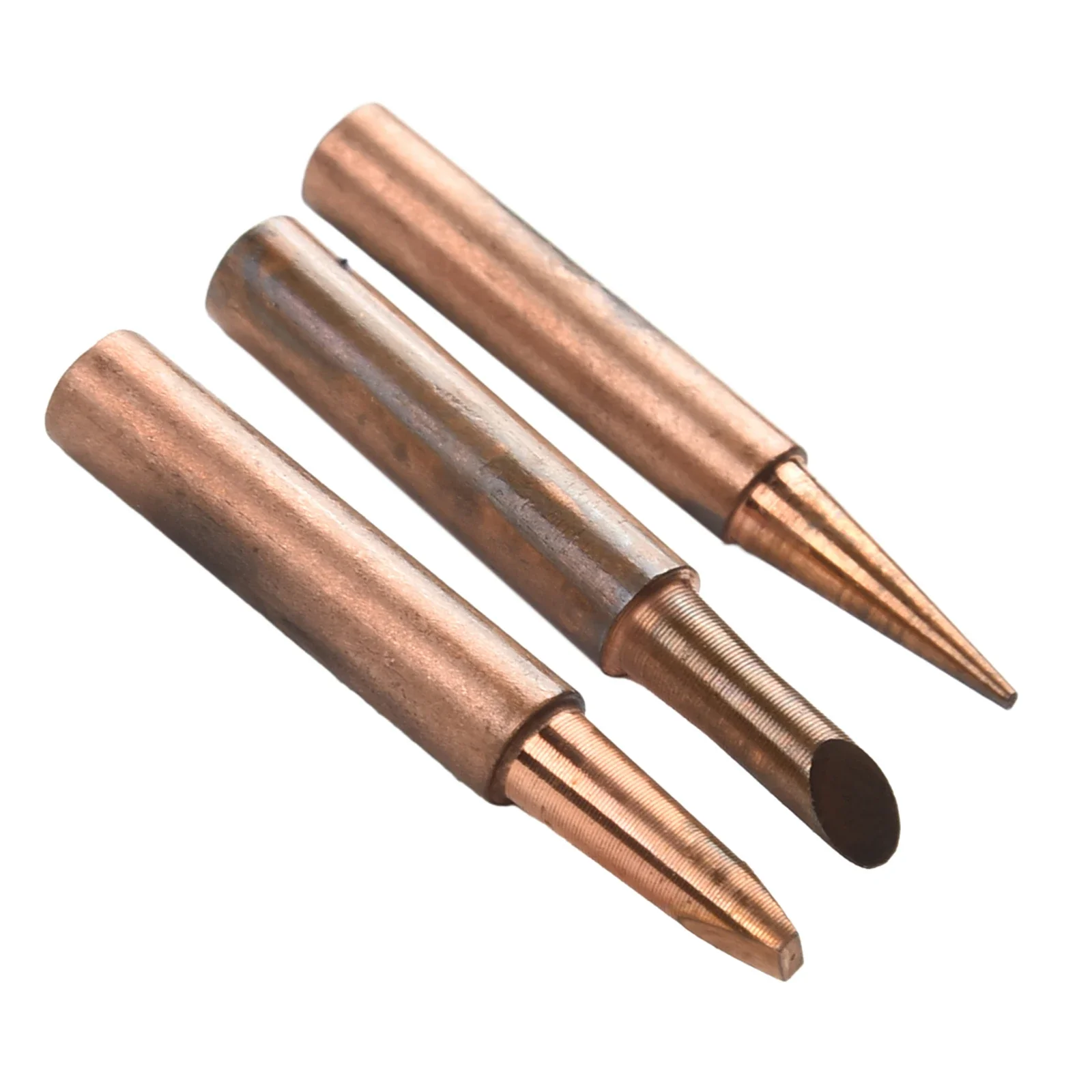 

Accessories Soldering Tip Useful Diamagnetic Head Iron Lead-free Pure Series Solder 10pc/Set 900M-T Copper Soldering