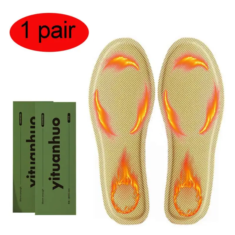 Heated Insoles Shoes Sole Mesh Deodorant Breathable Cushion Heating Insoles For Man Women Feet Warmer Winter Warming Foot Pad